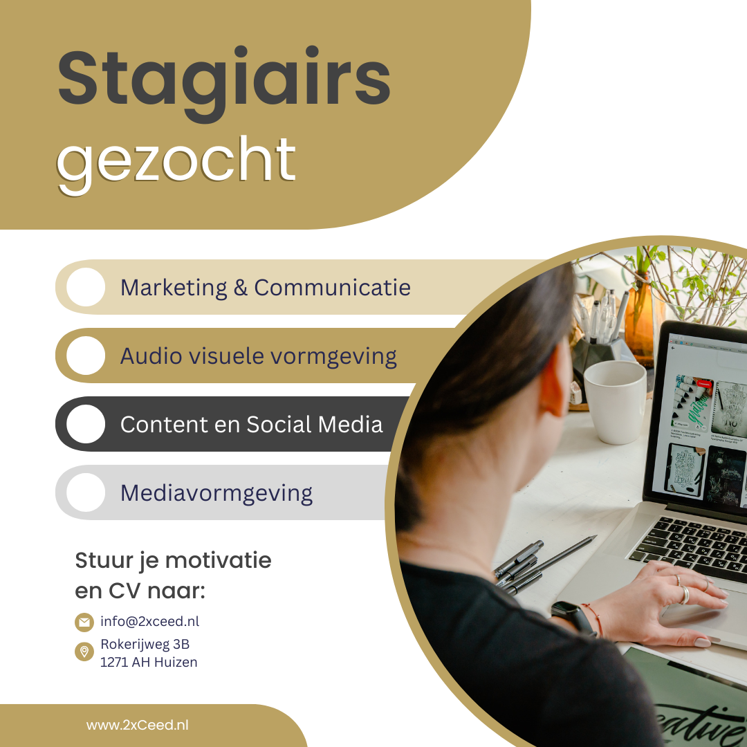 Stagiairs gezocht | 2xCeed sales, marketing & IT